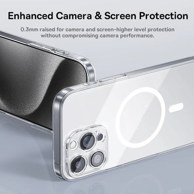 MagSafe Clear Case For iPhone 11-16 Slim Transparent - Smarsty