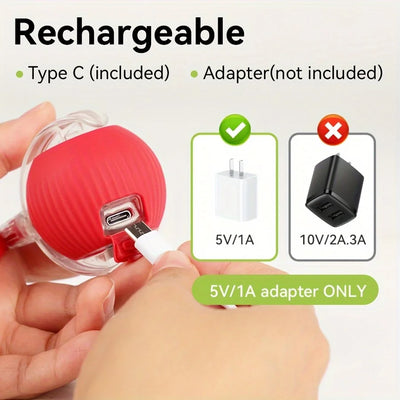 Interactive Cat Toy Ball With Rechargeable Tail - Smarsty