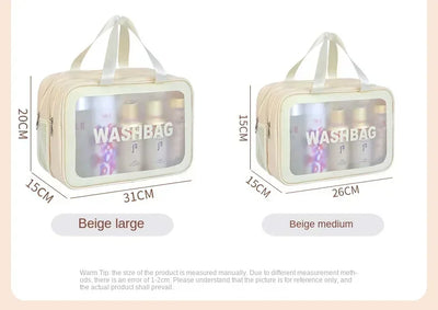 Portable Dry Wet Separation Toiletry Bag With Double Layer - Smarsty