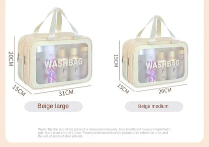 Portable Dry Wet Separation Toiletry Bag With Double Layer - Smarsty
