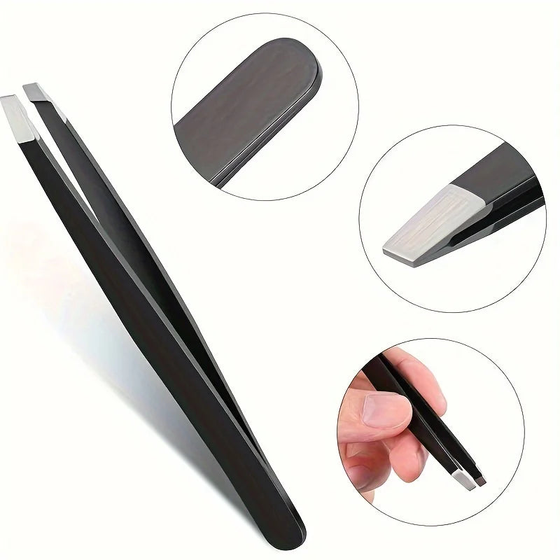 Black Eyebrow Clipper for Precise Trimming and Hair Removal - Smarsty