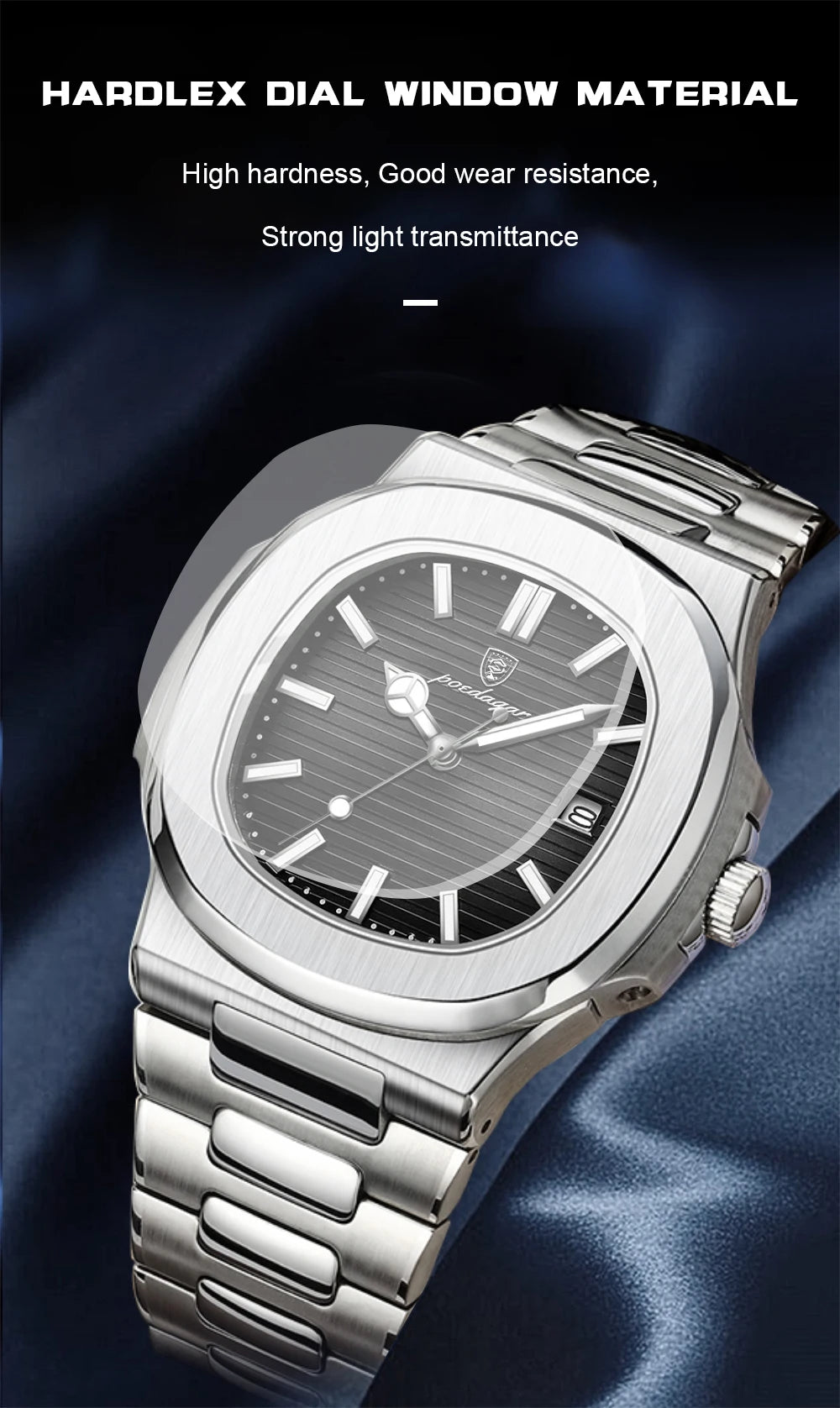 Luxury Waterproof Quartz Men Watch with Luminous Dial - Smarsty