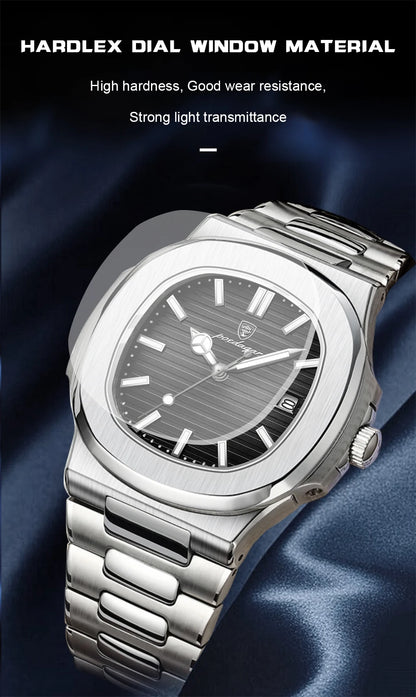 Luxury Waterproof Quartz Men Watch with Luminous Dial - Smarsty