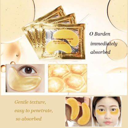 Crystal Collagen Gold Eye Masks for Dark Circles - Smarsty