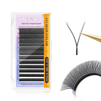 YY Shape Triple Top Eyelash Extensions for Volume - Smarsty