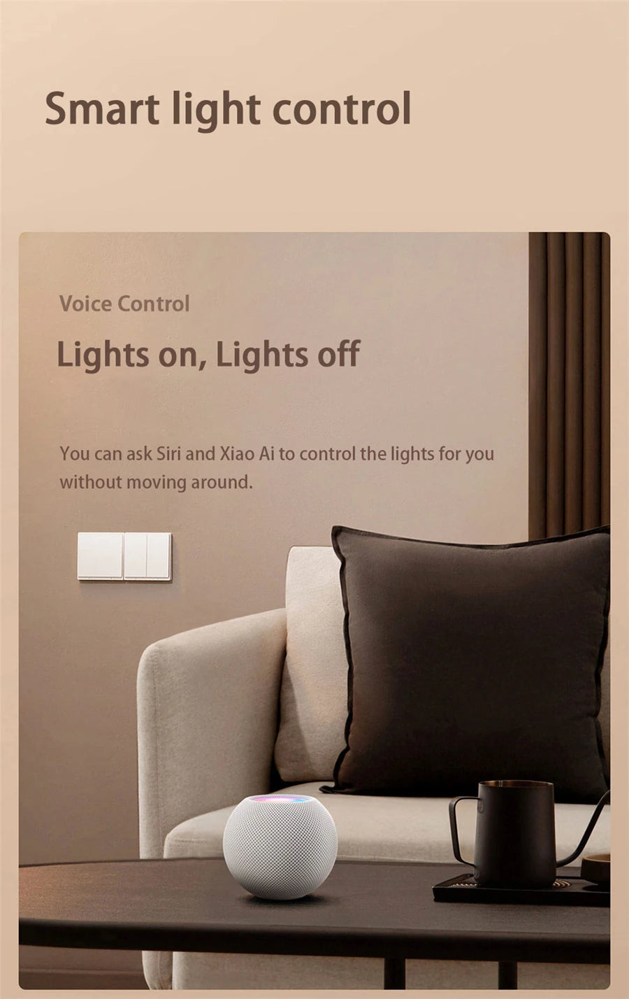 Aqara Smart Wall Switch E1 Wireless Control for Home - Smarsty