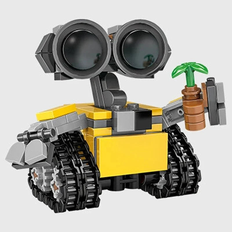 New mini Wall-E Building Block Kit MOC Idea Technical Classic Movie Model Building Block Assembly Children's Toy Gift