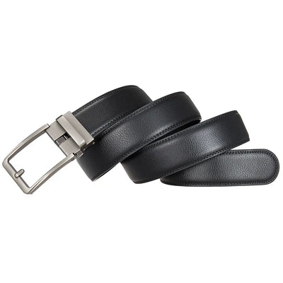 Men's Genuine Leather Click Belt Automatic Buckle High Quality - Smarsty