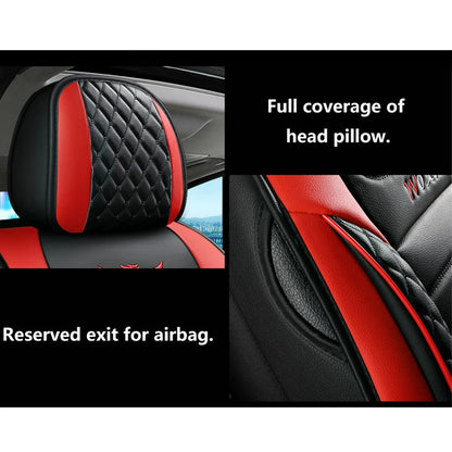 Easy Clean Faux Leather Car Seat Cover Universal Fit - Smarsty
