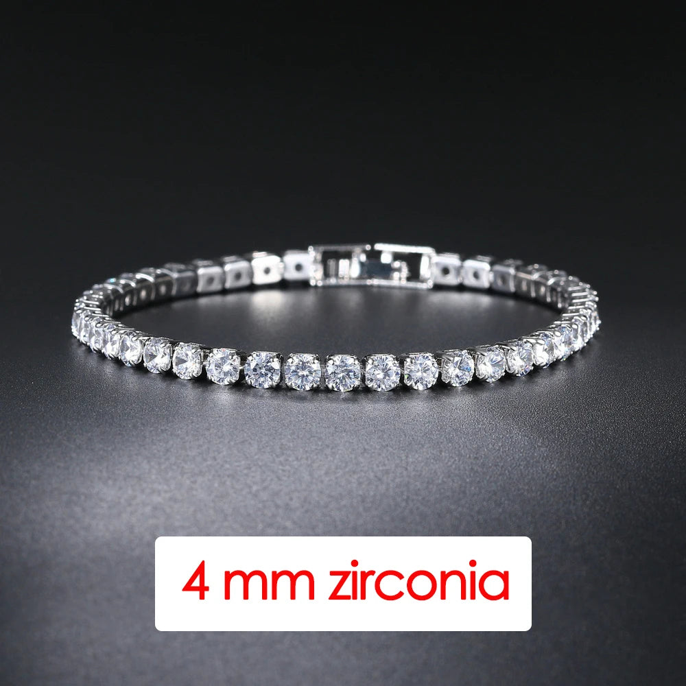 Trendy Women's Tennis Bracelet with AAA+ Cubic Zirconia - Smarsty