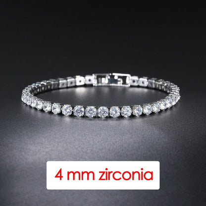 Trendy Women's Tennis Bracelet with AAA+ Cubic Zirconia - Smarsty