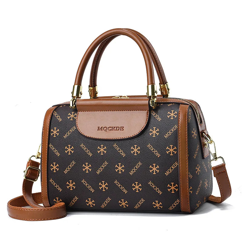 Soft Leather Women Crossbody Bag Large Capacity Versatile - Smarsty