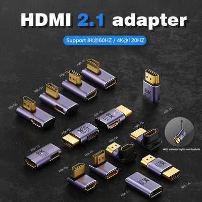 UGOURD HDMI 2.1 Cable Adapter for 8K 60Hz Support - Smarsty