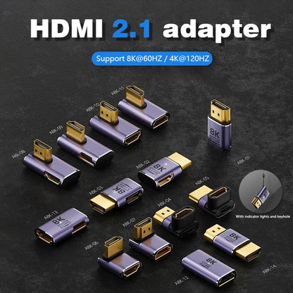 UGOURD HDMI 2.1 Cable Adapter for 8K 60Hz Support - Smarsty