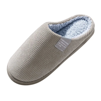 NEW Women's Men's Casual Thick Soft Bottom Home Slippers Household Plush Slippers Anti-slip Thermal Slippers Indoor Winter Flats - Smarsty