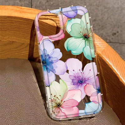 Clear Floral Phone Case With Durable Scratch Protection 11-14 - Smarsty