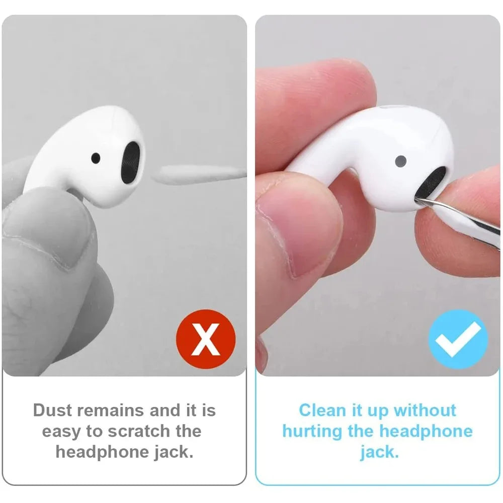 Cleaner Sets for Bluetooth Earphone Airpods Pro 1 2 3 Earbuds Case Cleaning Pen Brush Tools for Samsung Xiaomi Huawei Airdots - Smarsty