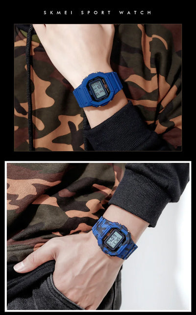 SKMEI 1628 Waterproof Military Digital Watch for Men - Smarsty