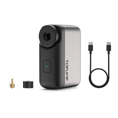 Mini Bike Pump, Portable Electric Bike Pump, Ultra Small 120PSI Battery Bicycle Pump, Automatic Shut-Off, Presta & Schrader - Smarsty