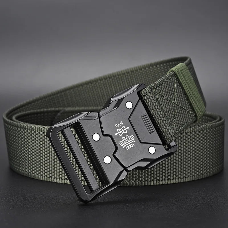 Tactical Waist Belt with Durable Automatic Buckle - Smarsty