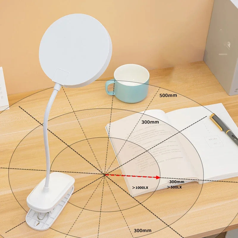 USB Rechargeable LED Table Lamp with Touch Dimming - Smarsty