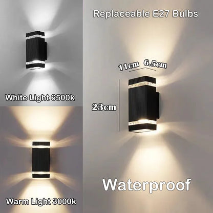 LED Outdoor Wall Lights IP65 Waterproof for Garden - Smarsty
