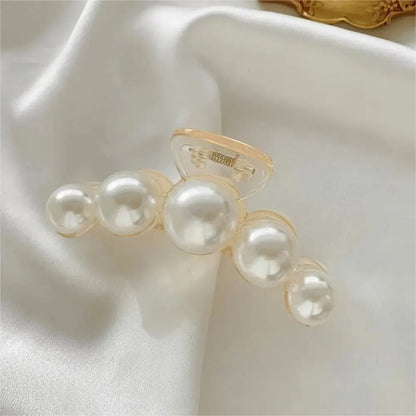 Large Pearl Grip Hair Clips for Elegant Styling - Smarsty