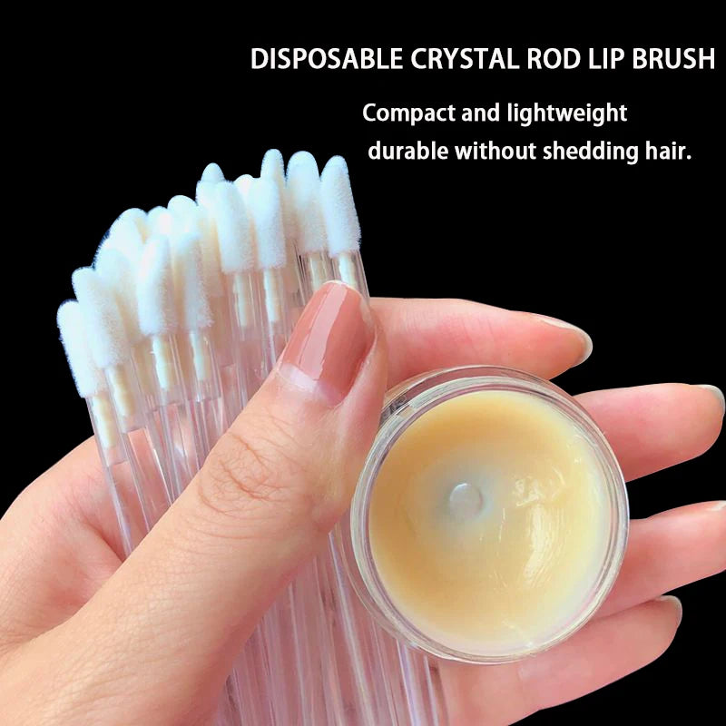 Disposable Lip Brush Applicator Wands for Makeup Precision - Smarsty