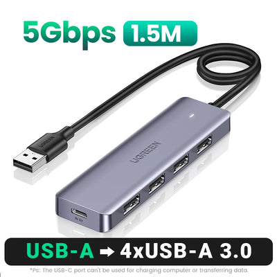 USB C Hub 4 Ports USB 3.0 UltraSlimDock For MacBook - Smarsty