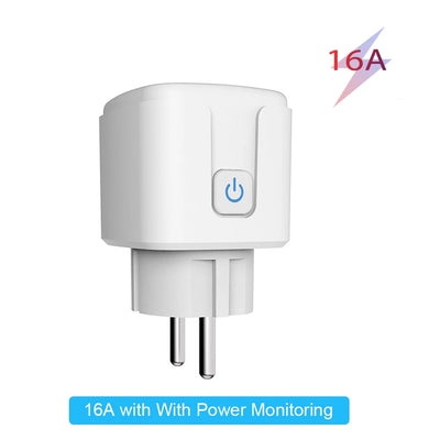 Zigbee Smart Plug With Power Monitoring And Voice Control - Smarsty