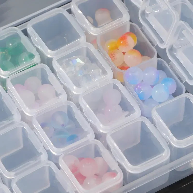 28 Grid Mini Storage Box for Nail Art and Jewelry - Smarsty