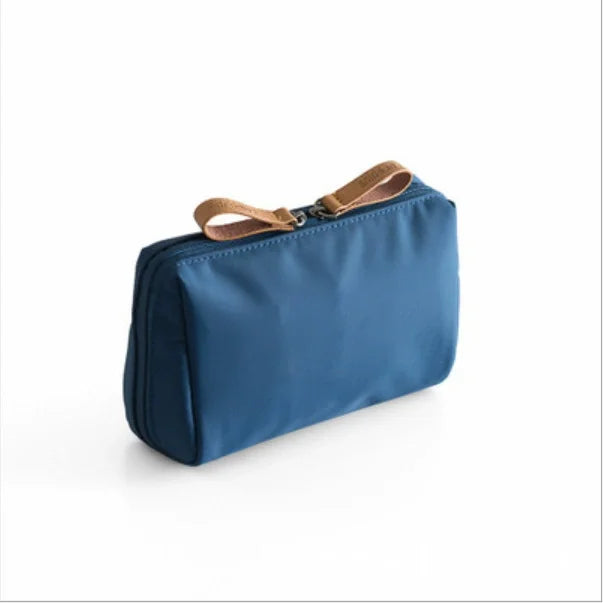 Portable Cosmetic Bag With Coin Pouch And Organizer - Smarsty