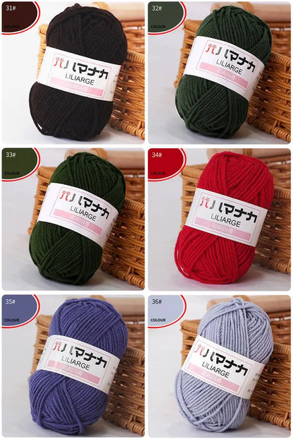 Soft Cotton Knitting Yarn for DIY Baby Sweaters - Smarsty