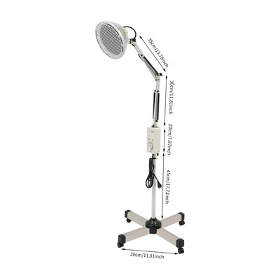 250W Acupuncture Mineral Lamp, Infrared Lamp for Body Face Pain Adjustable Circulation Pain Relief Heating Device,Infrared Light