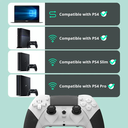 Bluetooth Wireless Controller for PS4 and PC Gaming - Smarsty
