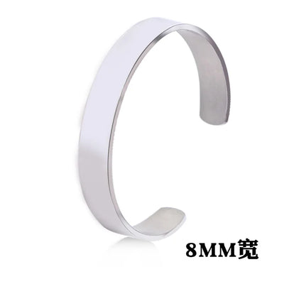 Adjustable Stainless Steel Men Bracelet Glossy Finish - Smarsty
