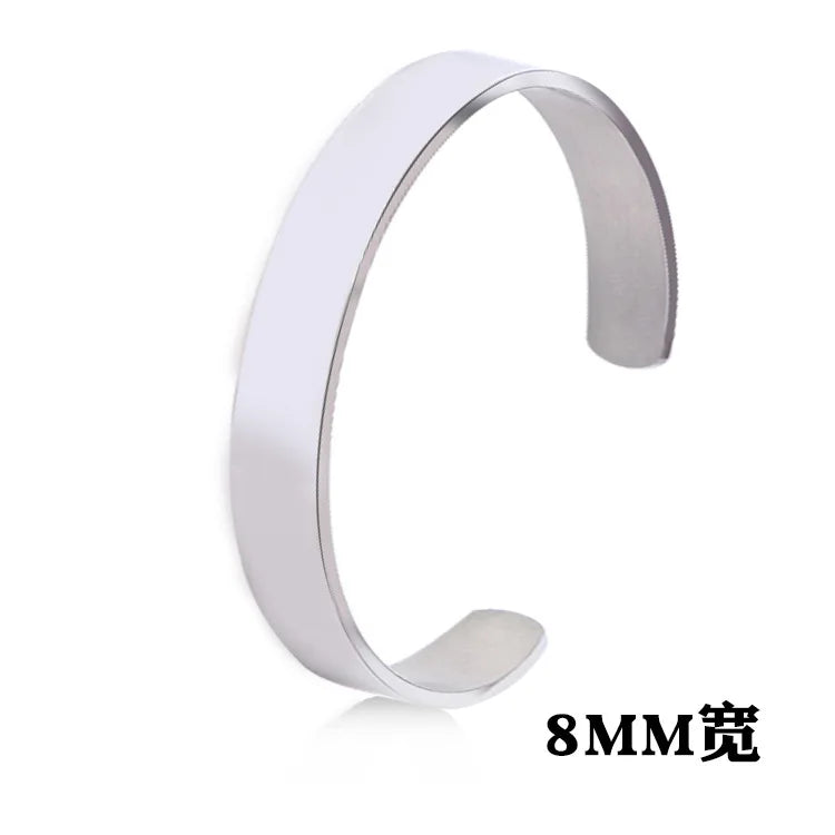 Adjustable Stainless Steel Men Bracelet Glossy Finish - Smarsty