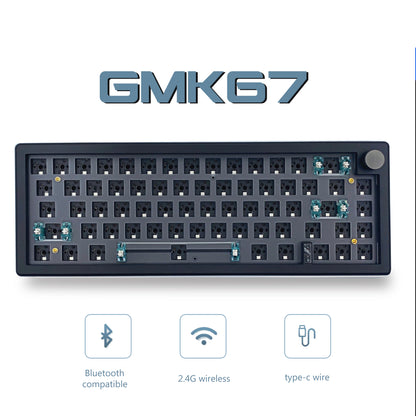Gasket Mechanical Keyboard Kit Bluetooth With Hot Swappable