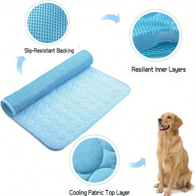 Cooling Summer Dog Mat Breathable Pet Bed Washable - Smarsty