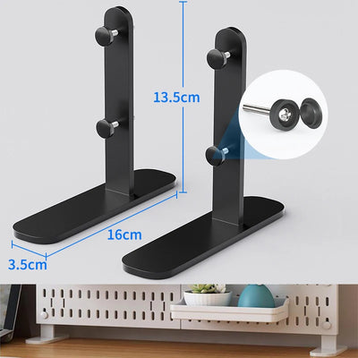 No Punching Pegboard Wall Organizer Panel Shelves For Gamer Room,bathroom,kitchen Storage Rack Organizer Pegboard Accessories by Smarsty