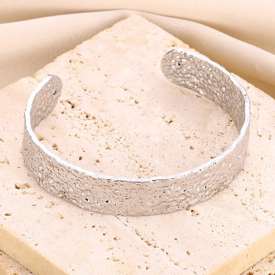 Luxury Gold Color Stainless Steel Cuff Bangle Bracelet - Smarsty