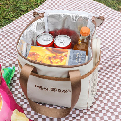 Insulated Lunch Bag With Waterproof Shoulder Strap - Smarsty