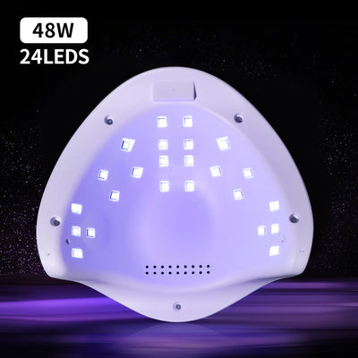 YIKOOLIN UV LED Nail Lamp 48W Fast Drying Solution - Smarsty
