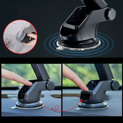 Universal Car Phone Holder 360 Degree Rotation Mount - Smarsty