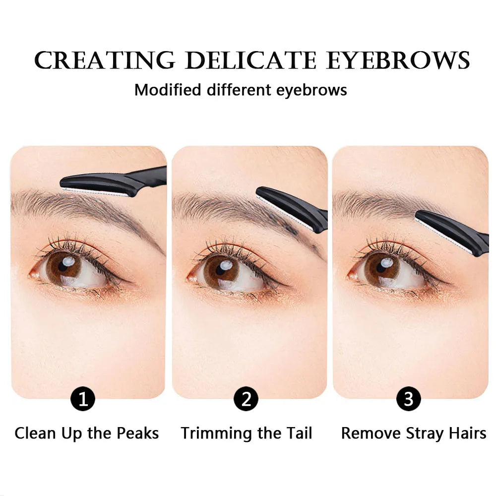 Portable Eyebrow Trimmer Blades for Precise Hair Removal - Smarsty