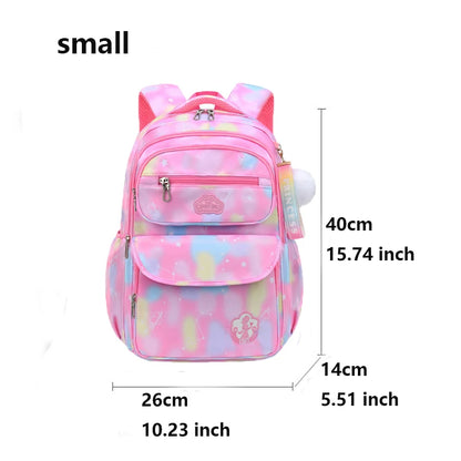 Pink Kids Backpack Waterproof Kawaii School Bag For Girls - Smarsty