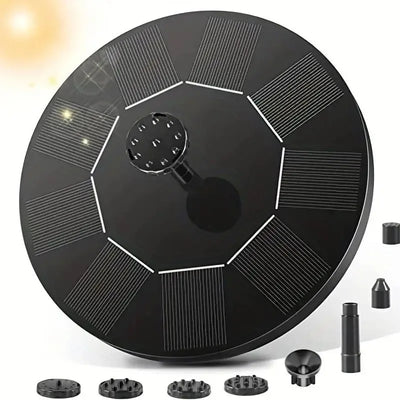 Solar Powered Floating Fountain Pump for Bird Baths and Garden Pools - Smarsty