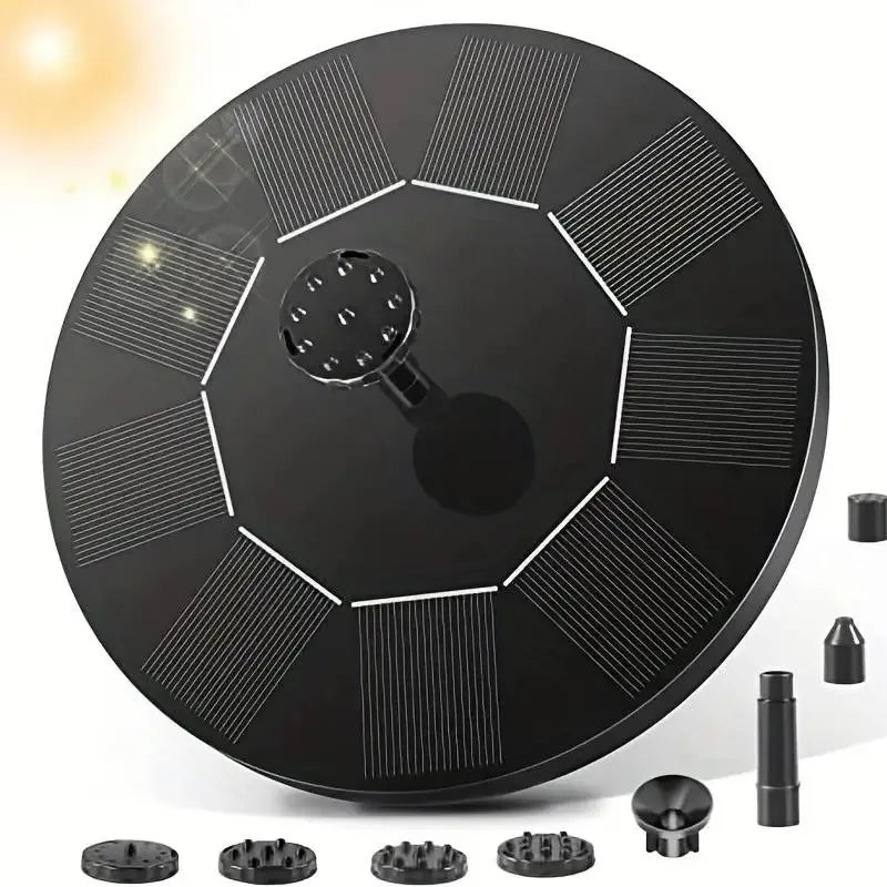 Solar Powered Floating Fountain Pump for Bird Baths and Garden Pools - Smarsty