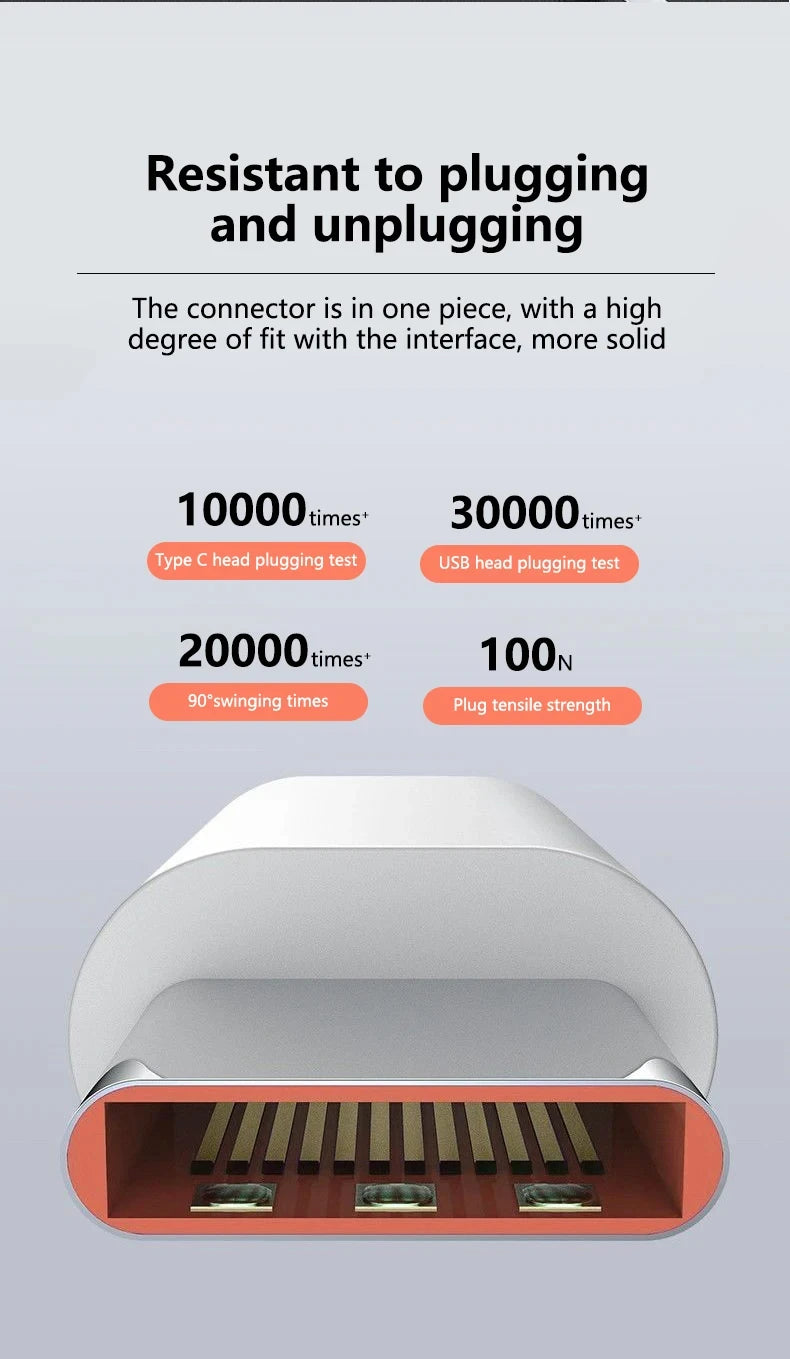 NNBILI 10A USB C Quick Charging Cable 120W Fast Charge - Smarsty