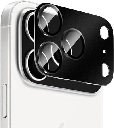 for iPhone 17 Pro Max 17Air Camera Lens Protector Strong Adsorption Metal 9H+ Tempered Glass Camera Screen Full Protective Cover - Smarsty